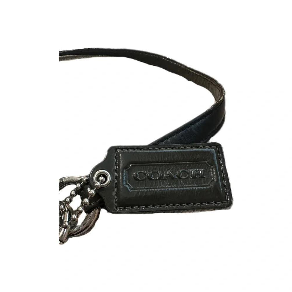 Coach Colette Leather Signature Tote - Black and Grey - Picture 5 of 11